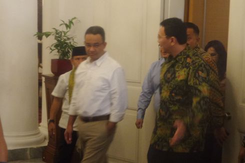 Apa Hasil Pertemuan Ahok dan Anies Selama 20 Menit di Balai Kota?