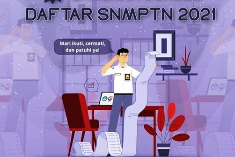 7 tahapan pendaftaran SNMPTN 2021 bagi siswa eligible.