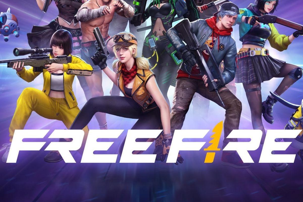 Ilustrasi logo baru untuk game battle royale Free Fire.