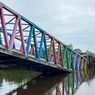 Jembatan Penghubung Desa di Kepulauan Meranti Ambruk 