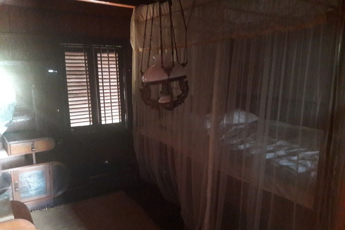 Bagian kamar tidur di Rumah Si Pitung, Marunda, Jakarta Utara