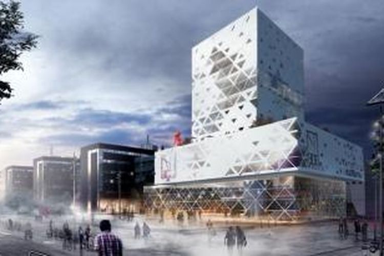 Rencana induk Copenhagen Business School, Denmark. Proyek ini bertujuan untuk menciptakan kampus urban terbaik di dunia.