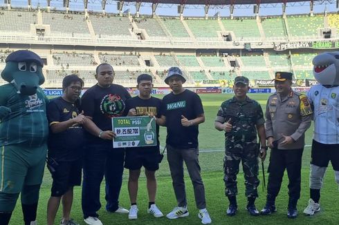 Bonek Lunasi Sanksi Persebaya Rp 25 Juta dengan Donasi