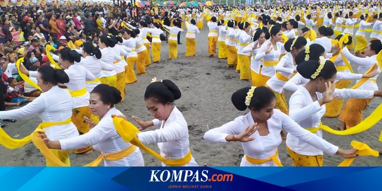 Mengenal Rejang Renteng Tarian Sakral Asal Bali Yang Dibawakan Para Ibu Rumah Tangga Halaman All Kompas Com