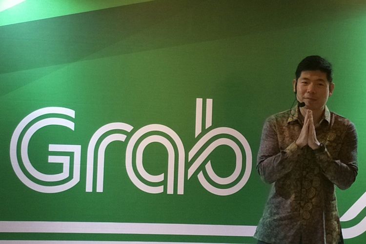 Co Founder and CEO Grab Anthony Tan di Jakarta, Rabu (6/3/2019)