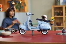 Vespa 125 Hadir dalam Versi Lego, Bentuknya Mirip Asli