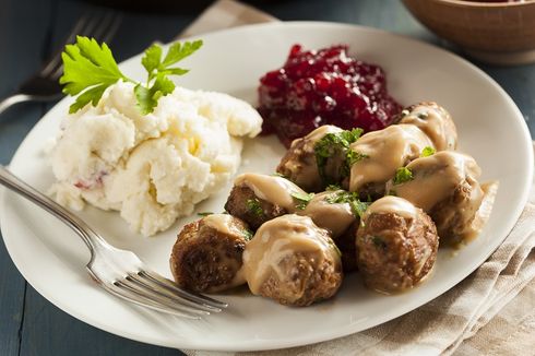 Resep Swedish Meatball ala IKEA, Lengkap dengan Sausnya