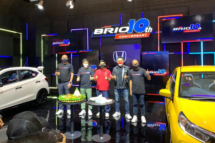 Perayaan 10 tahun Honda Brio di ajang GIIAS 2022