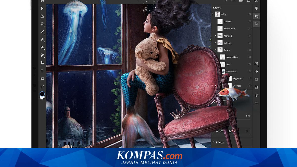 Adobe Rilis Aplikasi Photoshop Khusus iPad