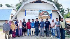 ITB Bangun Hunian dan Musala Pascabencana di Bireuen, Rangka Berdiri dalam 3 Jam