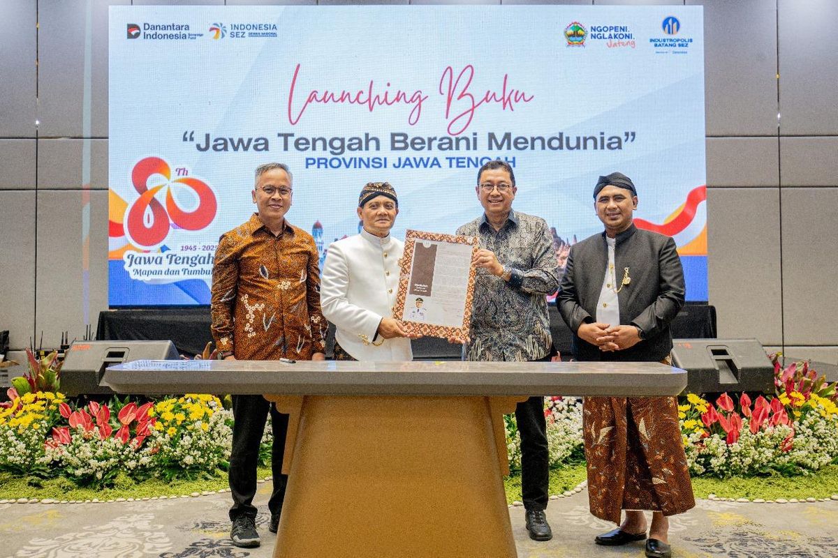 Peluncuran buku Jawa Tengah Berani Mendunia