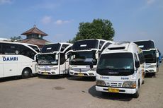 Bus Damri Patuh Aturan Pemerintah Saat PPKM Darurat Jawa-Bali