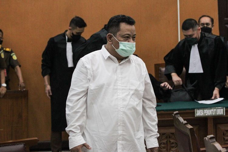 Terdakwa pembunuhan berencana terhadap Nofriansyah Yosua Hutabarat atau Brigadir J, Kuat Ma'ruf menjalani sidang pembacaan dakwaan di Pengadilan Negeri Jakarta Selatan, Senin (17/10/2022).