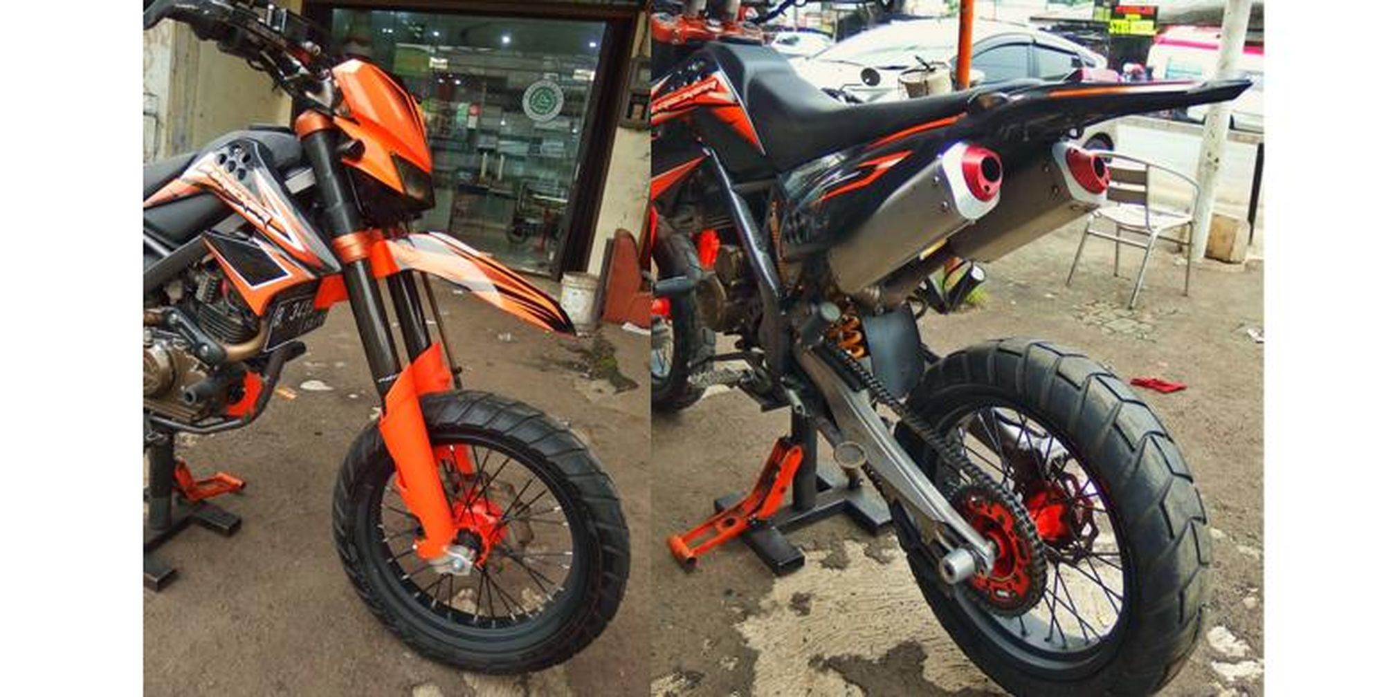 Modifikasi Motor Dtracker 150 Arena Modifikasi