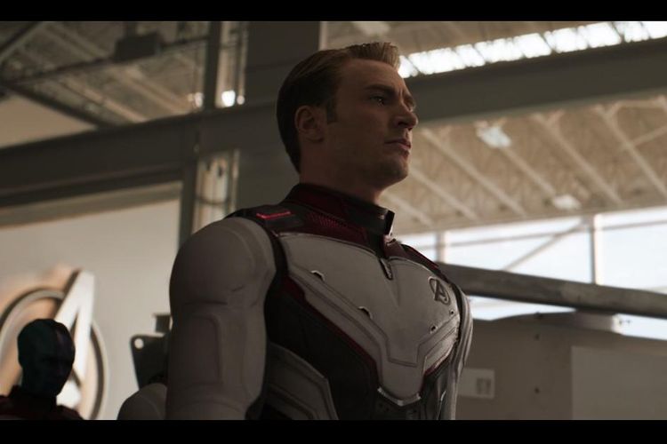 Captain America dalam cuplikan trailer film Avengers: Endgame.