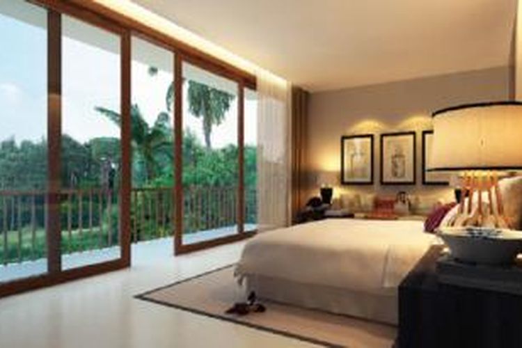 Melia Ubud yang mencakup 49 kamar.