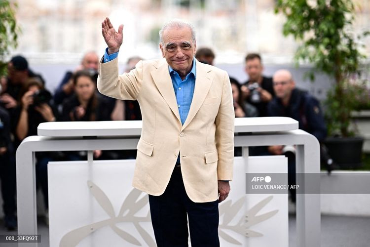 Sutradara asal Amerika Serikat Martin Scorsese membawa filmnya, Killers of the Flower Moon, di Cannes Film Festival in Cannes ke-76, yang digelar di Cannes, Perancis, pada 21 Mei 2023.