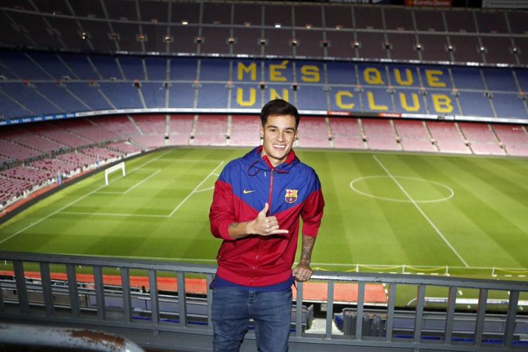 Pemain asal Brasil, Philippe Coutinho, telah resmi menjadi bagian dari klub raksasa Liga Spanyol, FC Barcelona.