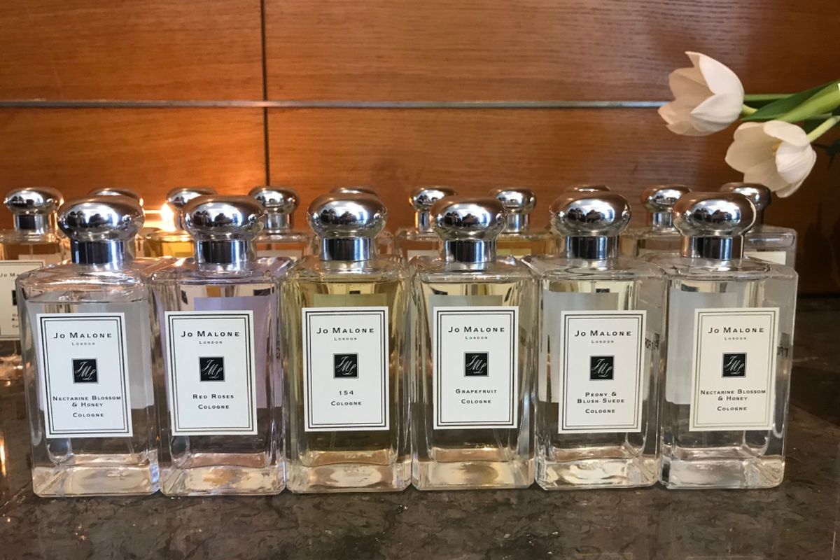 Deretan koleksi Jo Malone Cologne.