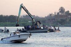 Tabrakan Kapal di Sungai Nil, 18 Tewas