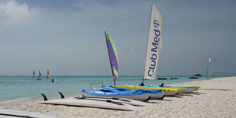 Club Med Kani di Maladewa atau Maldives, Minggu (16/7/2017).