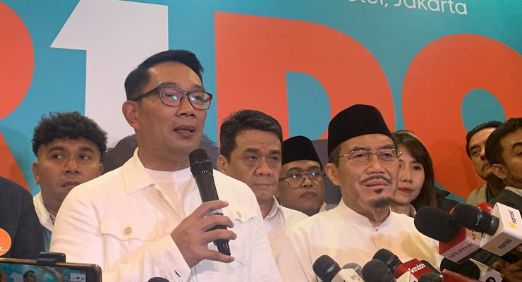 Pagi Ini, Ridwan Kamil-Suswono Tanggapi Kemenangan Pramono-Rano dan Batalnya Gugatan ke MK