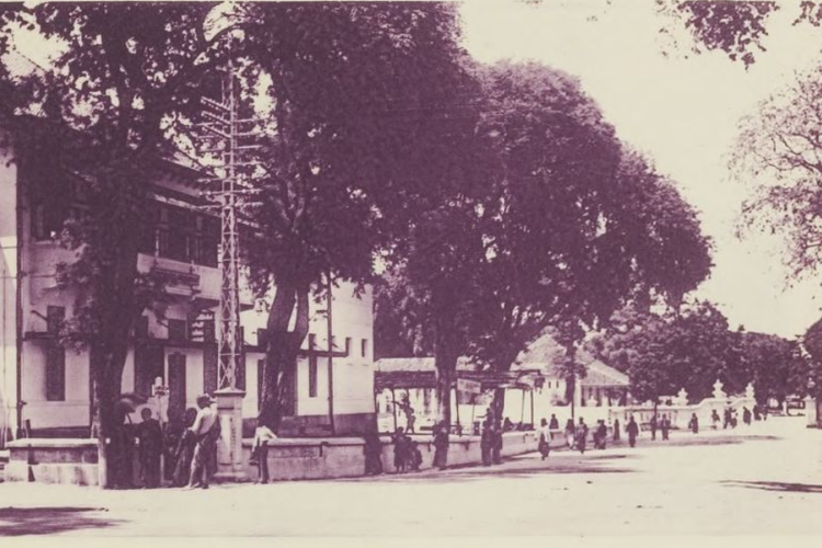 Foto Jalan Menuju Alun-alun Yogyakarta Tahun 1930