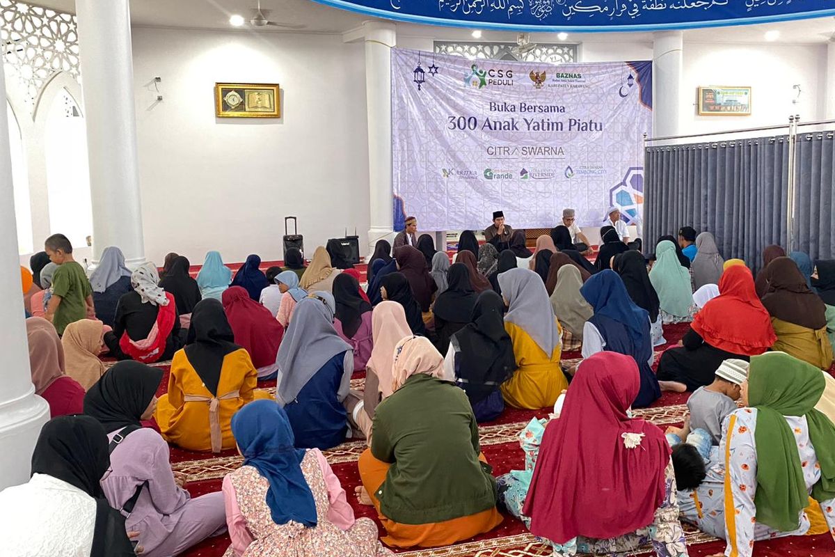 Ramadan Roadshow CSG Jelang Hari Raya Idul Fitri 1444 H merupakan rangkaian kegiatan yang diprakarsai oleh Citra Swarna Group Peduli (CSG Peduli) sekaligus tanggung jawab sosial perusahaan terhadap masyarakat khususnya di wilayah sekitar proyek.