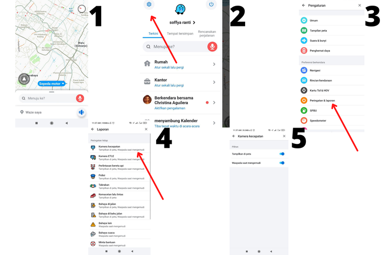 Cara cek kamera e-tilang di Waze