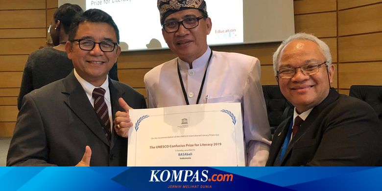 Aplikasi Basabali Wiki Raih Penghargaan Literasi Unesco 2019 Halaman All Kompas Com