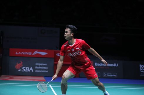 Kata Ginting soal Laga Kontra Axelsen di Perempat Final BWF World Championship