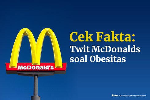 INFOGRAFIK: Hoaks soal Twit McDonald's Menyangkal soal Obesitas
