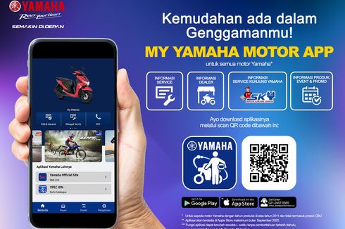 Aplikasi Baru Yamaha Bisa Deteksi Riwayat Motor dari 2011