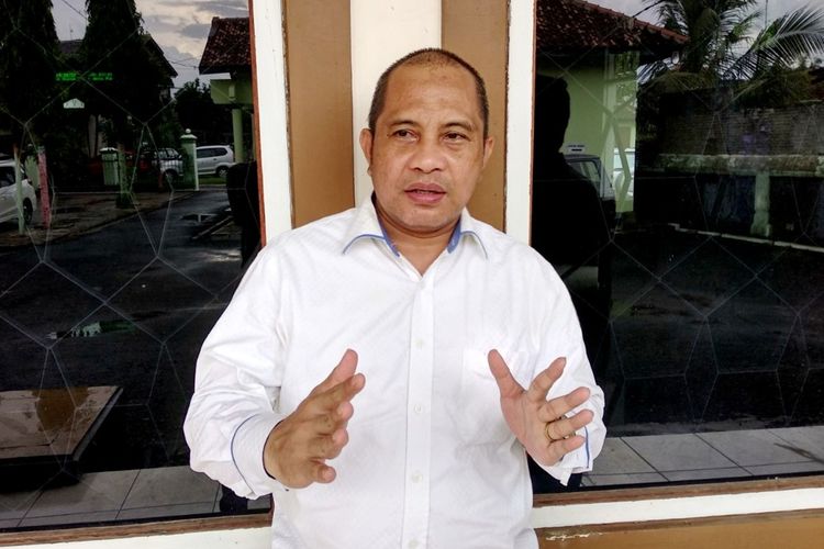 Anggota DPR RI, Marwan Jafar di sela reses yang berlangsung di DPC PKB Pati, Jawa Tengah, Minggu (29/12/2019).