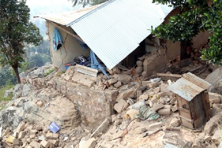 Ratusan rumah rusak akibat gempa berkekuatan 5,7 pada skala Richter mengguncang Tanzania pada 10 September 2016. (Foto:Dok.)

