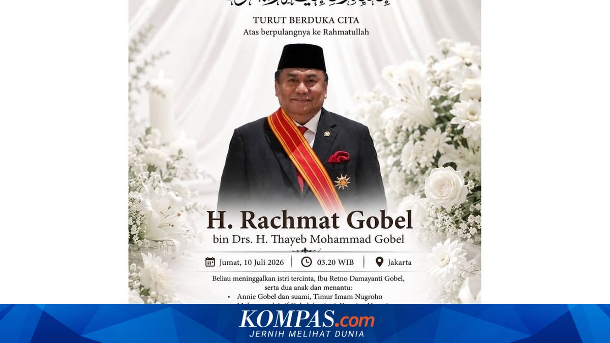 Tutup Usia, Jenazah Rachmat Gobel Akan Dimakamkan di Gorontalo