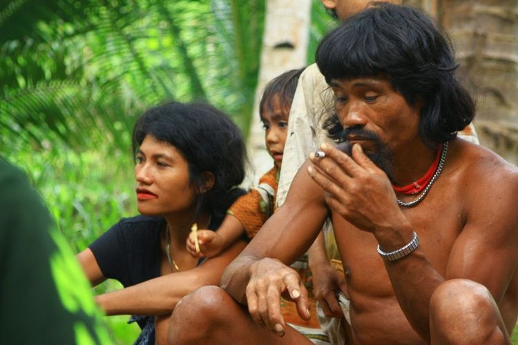Ilustrasi Suku Togutil, salah satu suku nomaden yang hidup di Indonesia