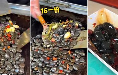 Viral Video Makanan Tumis Batu di China, Rupanya Hidangan Khas