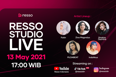 Fatin dan Ziva Magnolya Akan Tampil di Resso Studio Live Edisi Kedua