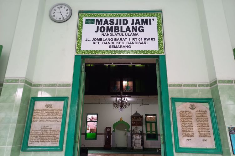 Masjid Jami Jomblang di Jalan Jomblang Barat I, Kelurahan Candi, Kecamatan Candisari, Kota Semarang.