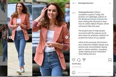 Kate Middleton Tampil Cantik dengan Blazer 