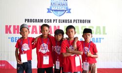 Wujudkan Generasi Bersih, Sehat dan Hebat, Elnusa Petrofin Gelar Khitanan Massal di Makassar