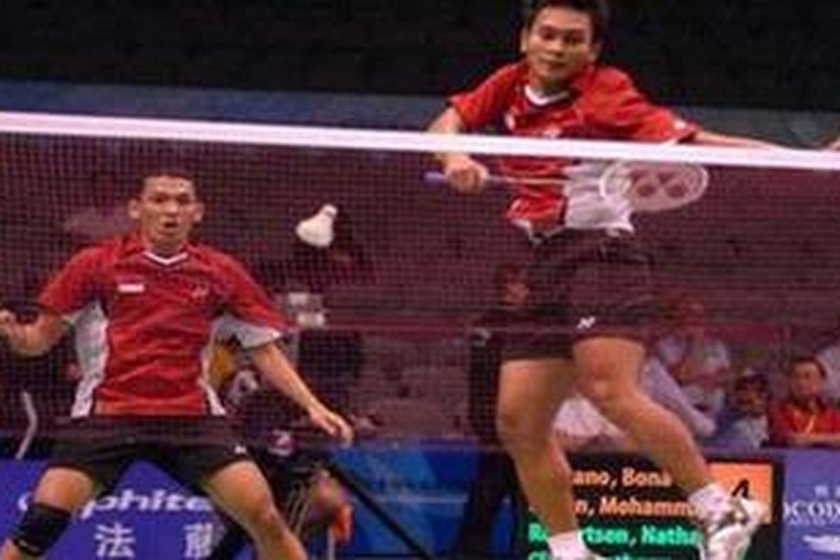 Pasangan Bona Septano/Mohammad Ahsan