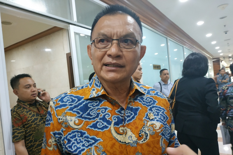 Sekretaris Jenderal Partai Golkar Lodewijk F Paulus di Kompleks Parlemen, Senayan, Jakarta, Selasa (5/11/2019).