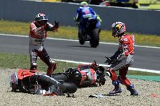 Dovizioso Kesal dan Salahkan Lorenzo soal Insiden di MotoGP Spanyol