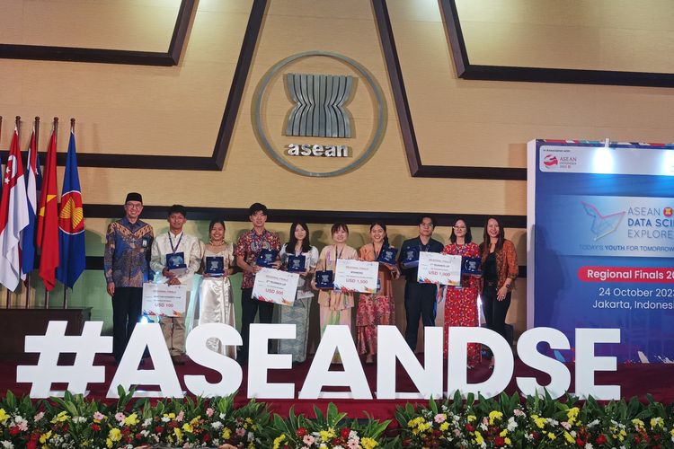 Inagurasi ASEAN Data Science Explorers (DSE) Regional Finals 2023, di Gedung Sekretariat ASEAN Jakarta, Selasa (24/10/2023). 