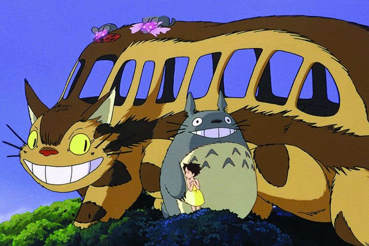 Tokoh-tokoh film Studio Ghibli, My Neighbor Totoro. Film ini diproduksi tahun 1988. 