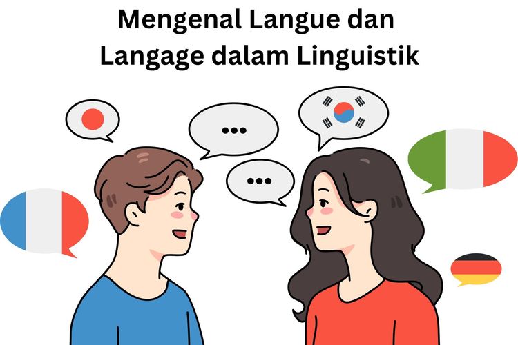 Dua obyek kajian linguistik yang diungkapkan oleh Ferdinand de Saussure adalah langue atau language dan langage. Apa itu langue dab langage?