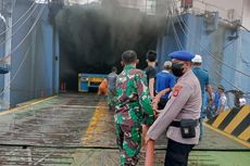 Sudah 26 Jam, Kebakaran Kapal Feri di Merak Belum Padam