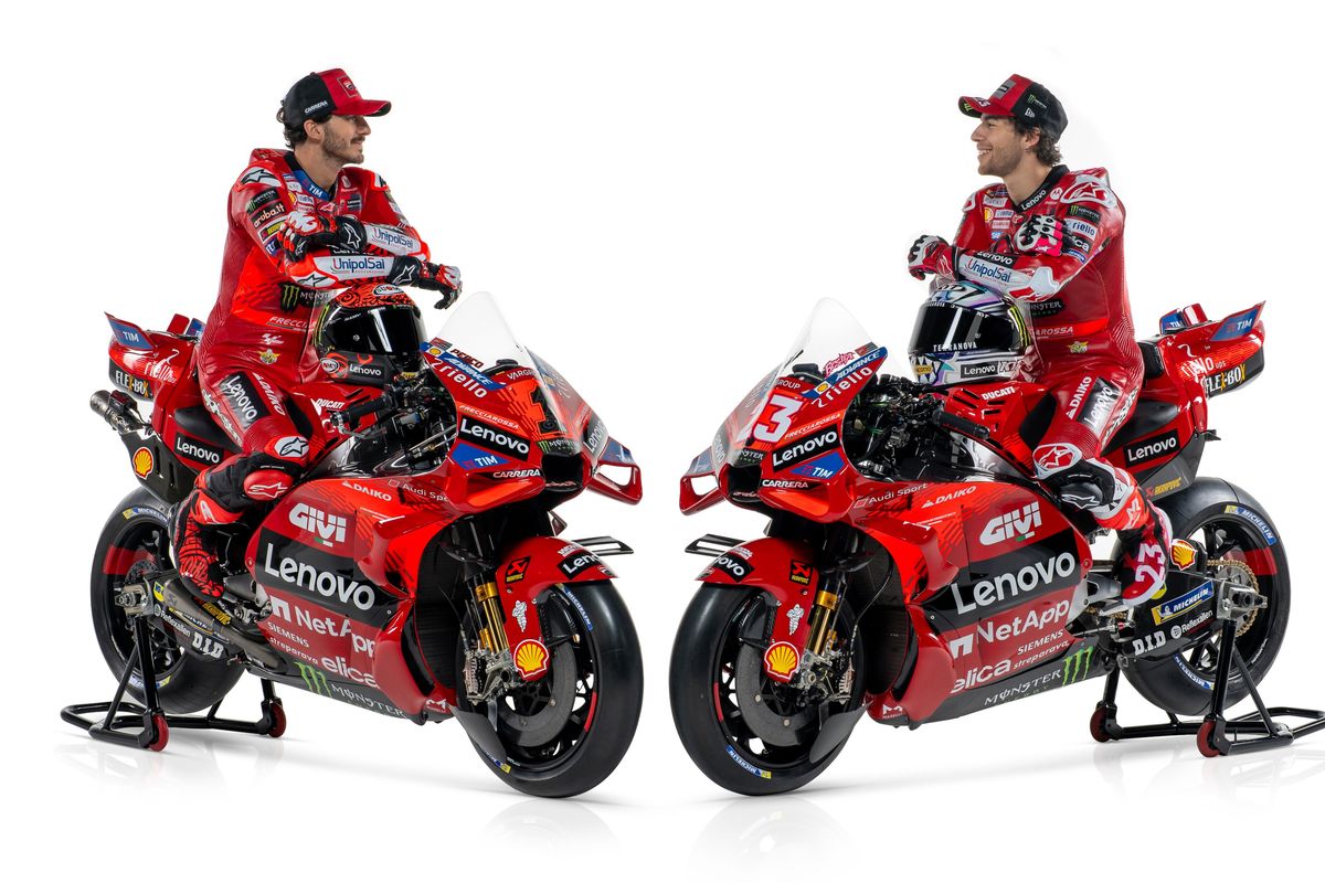Motor baru Ducati Lenovo di MotoGP 2024